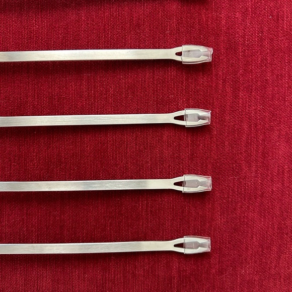 Set of 6 Color Coded FONDUE Forks with covers - Multicolors - 10in - Picture 9 of 9